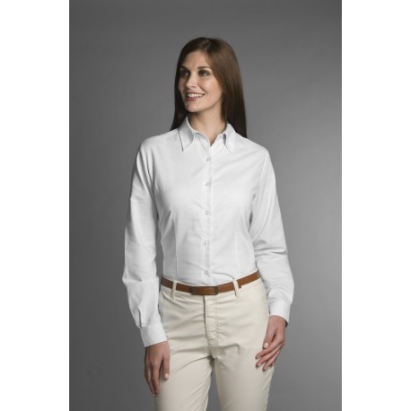 Camisa Oxford Manga Larga para Dama